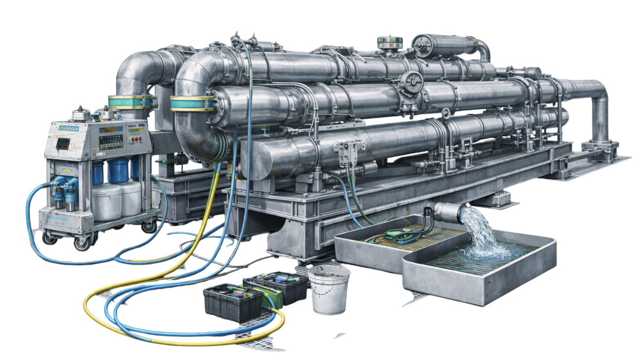 Chilled Water System Cleaning, Descaling & Flushing